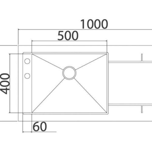 Kích thước chậu DUDOFF London Hasa S01-A1(S01-AS1H )