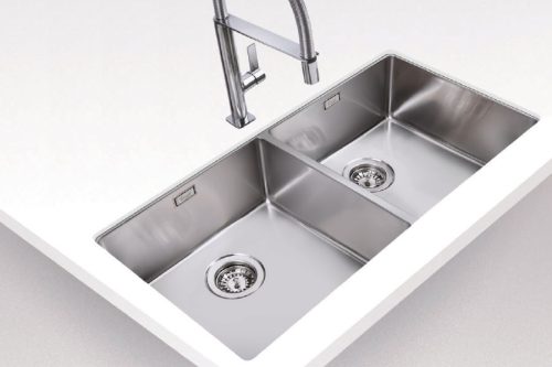Chậu đá rửa bát Teka STONE 80 B-TG 2B 1D AUTO